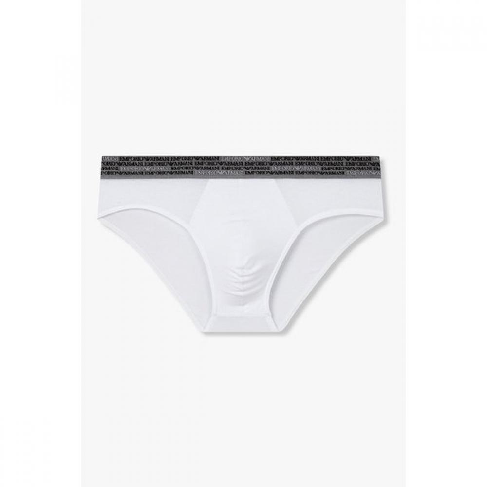 Emporio Armani Мужской набор плавок с повторяющимся логотипом 2 шт. 0815311059 0815311060