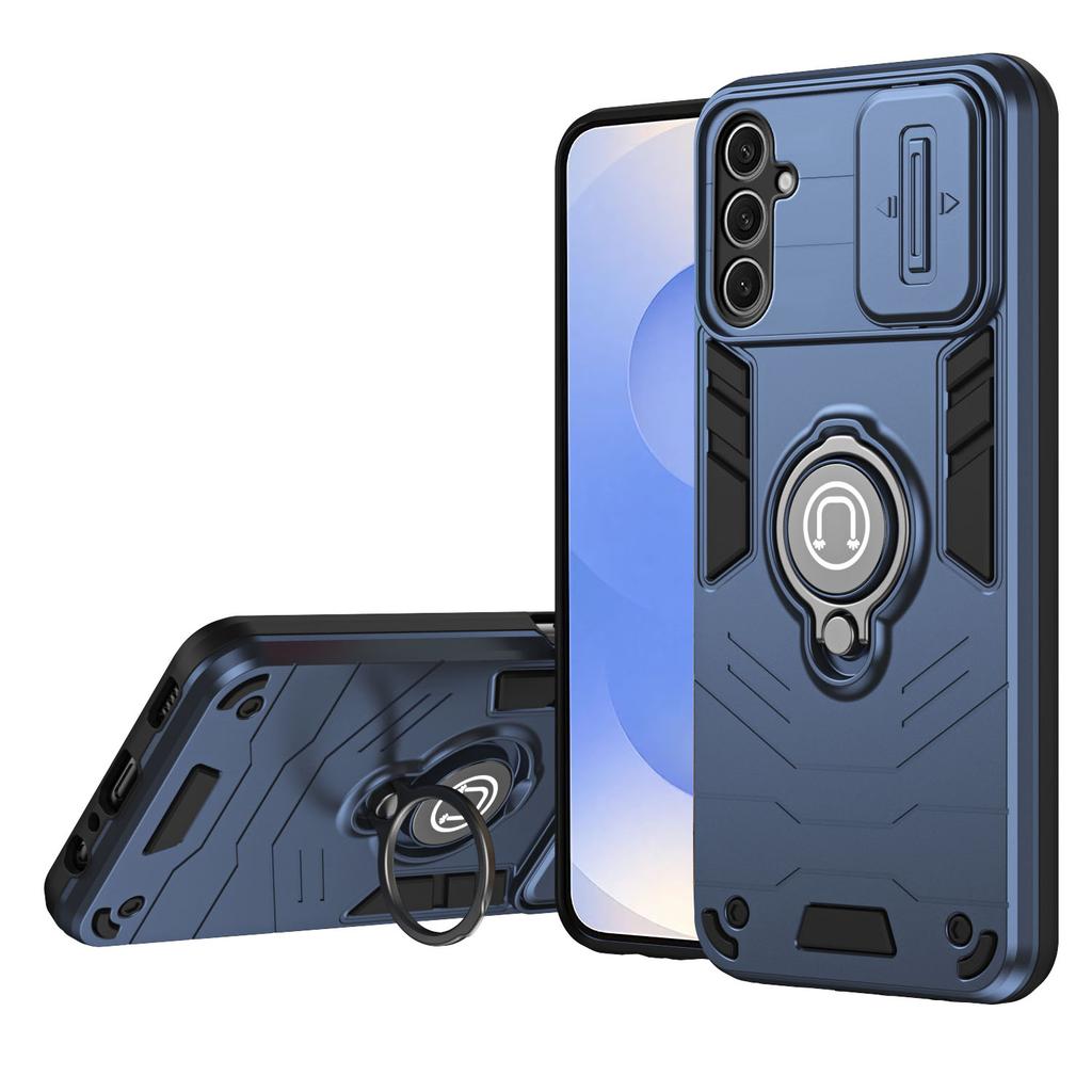 Для Samsung Galaxy S25 чехол Slide Camshield Kickstand PC+TPU чехол для телефона