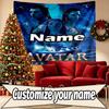 Custom Name Personalized Avatar Print Tapestry, Wall Art Decor, Bedroom, Dorm, Apartment, LivingRoom, Party Backdrop, Gift for Birthday