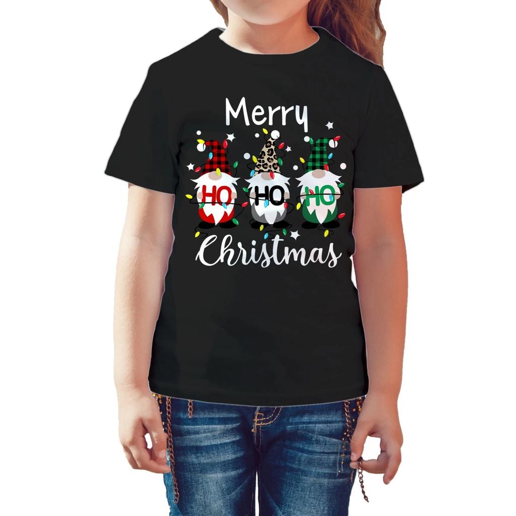 Christmas Elfs Meme Merry Ho Ho Ho Funny Cute Xmas Family Official Kids T-Shirt