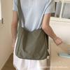 Простая повседневная холщовая сумка большой вместимости японская и корейская сумка-тоут женская сумка 2025 новая модная и легкая на плечо сумка-мессенджер