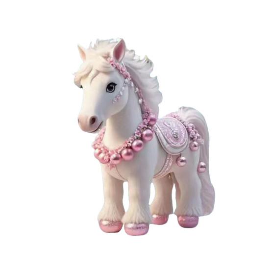 Лошадь Орнамент 2D Акриловая Лошадь Шарм для Зеркала Заднего Вида Авто Плоская Подвеска на Елку Украшение для Подвешивания в Салоне Авто для Женщин Девушек