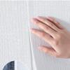 50смX10м 3D Пена Самоклеящаяся ПВХ Лен Однотонная Утолщенная Водонепроницаемая Отделка Фоновой Стены Обои Наклейки на Стену
