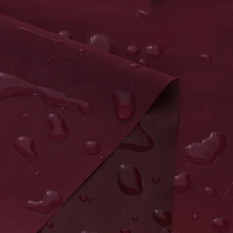 Плотная водонепроницаемая ткань на метры для пошива плащей, пальто, простой тонкой скатерти, текстиль, мягкий, удобный, черный, синий