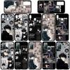 Чехол для телефона Xiaomi Redmi Note 14 13 12 11 Pro Max X 8 16e Samsung Galaxy S25 S24 S23 Moto OPPO Huawei Jujutsu Fushiguro Megumi Kaisen для iPhone 16 15