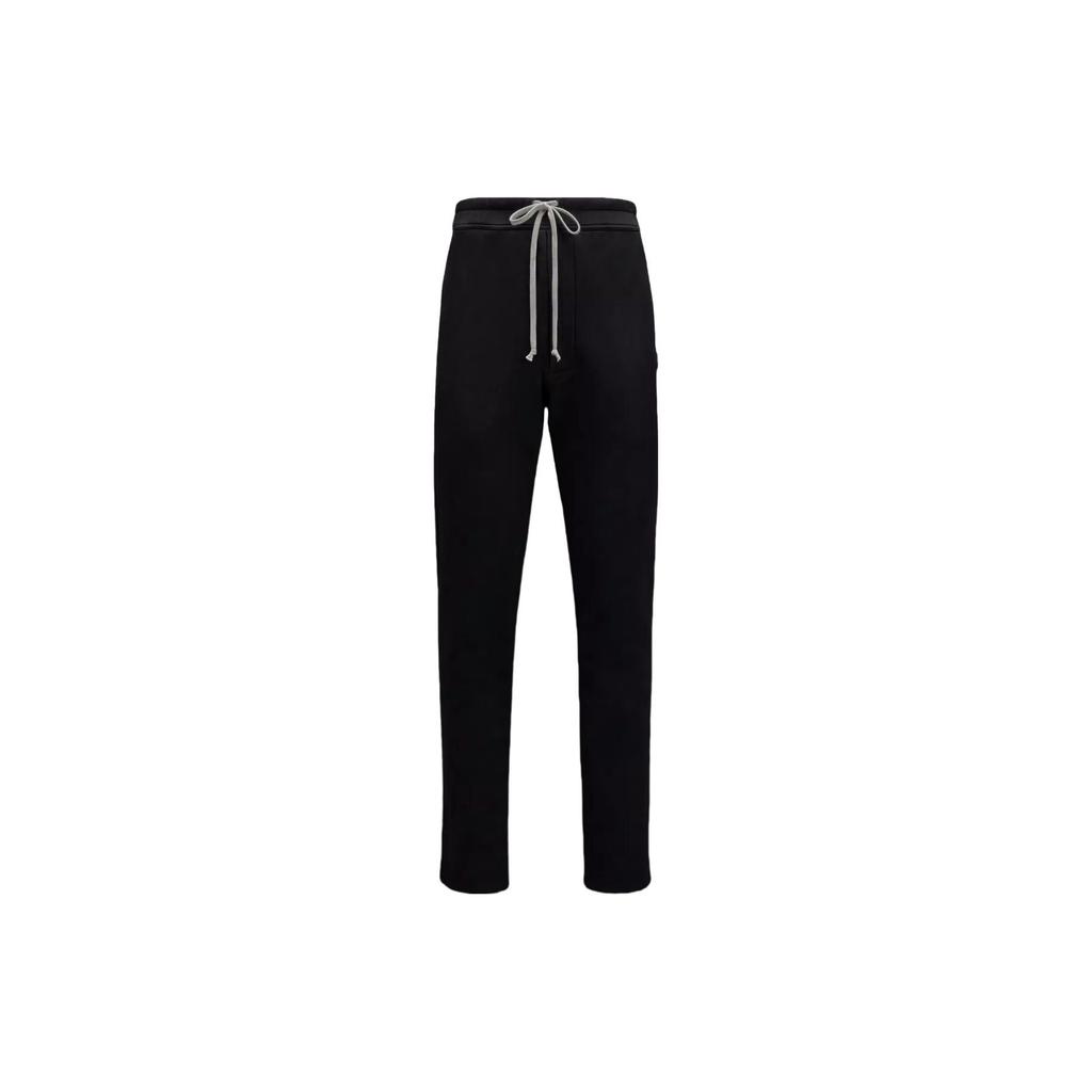 Moncler X Rick Owens Collaboration FW23 Loose Fit Drawstring Casual Long Knit Sweatpants Unisex Bottoms Black I209N8H00002M3675999