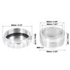 2" 50.8mm Aluminium Alloy Weld On Filler Neck And Cap Oil Fuel Water Tank Silver