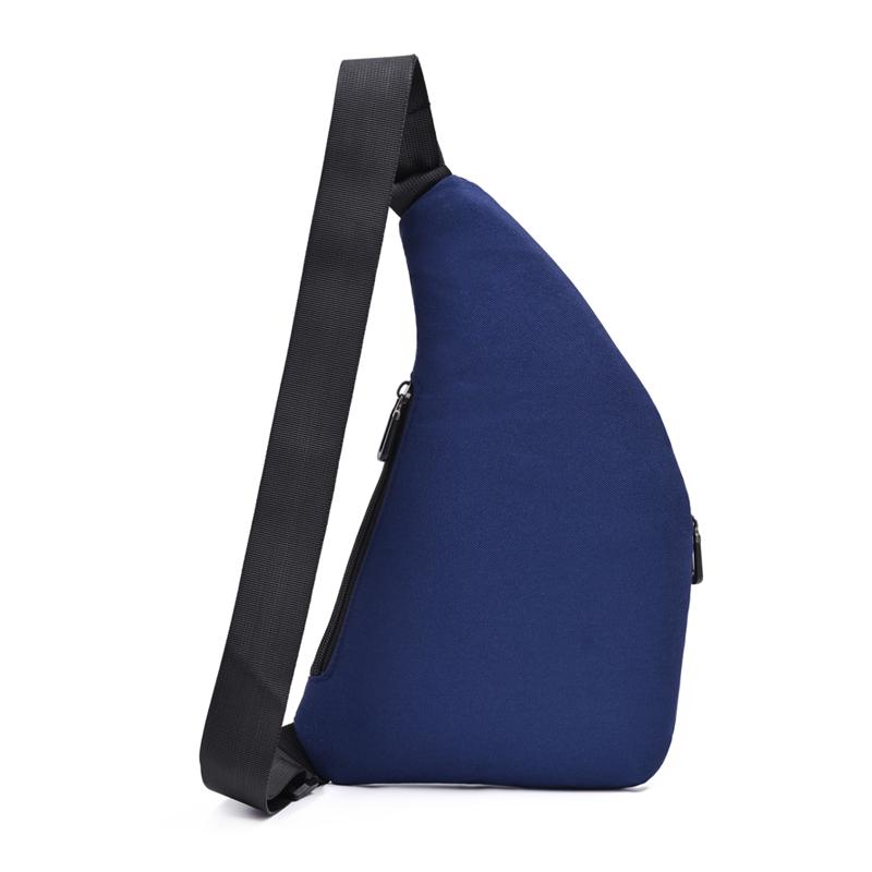 Мужская нагрудная сумка, повседневная наплечная сумка, легкая из ткани Оксфорд, сумка через плечо, стильная повседневная мужская поясная сумка, нагрудная сумка