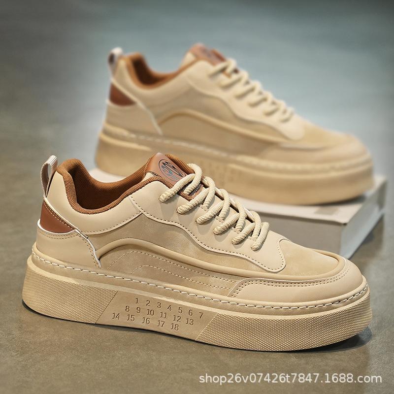 Весенние мужские туфли новые дышащие маленькие белые туфли мужские студенческие трендовые универсальные туфли на платформе спортивные повседневные туфли для серфинга модная обувь
