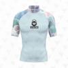 Mens UV Protection Rash Guard Short Sleeve Dive Suit Surfing Swimming Diving Water Sports