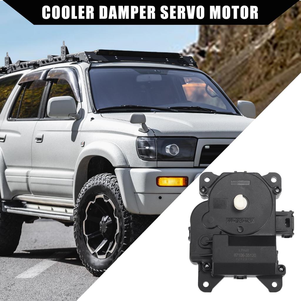 uxcell Привод заслонки воздухозаборника HVAC, совместимый с Toy Ota 4 Runner, совместимый с Toy Ota FJ Cruiser Front, прочный пластик, 1 шт., черный № 8710635120