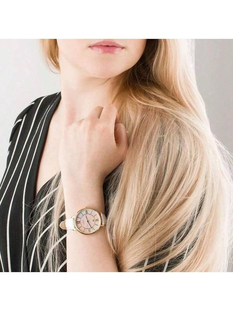 Fossil Женские кварцевые наручные часы из нержавеющей стали с 3 стрелками, корпус/стекло из нержавеющей стали ES4579