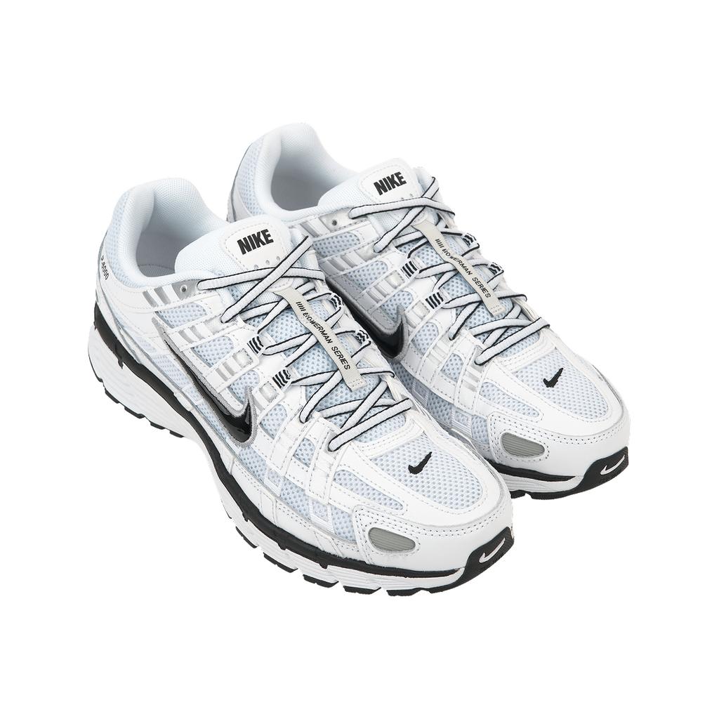 Nike P-6000 Белый Металлик Серебристо-Черный Мужские Кроссовки CD6404-107