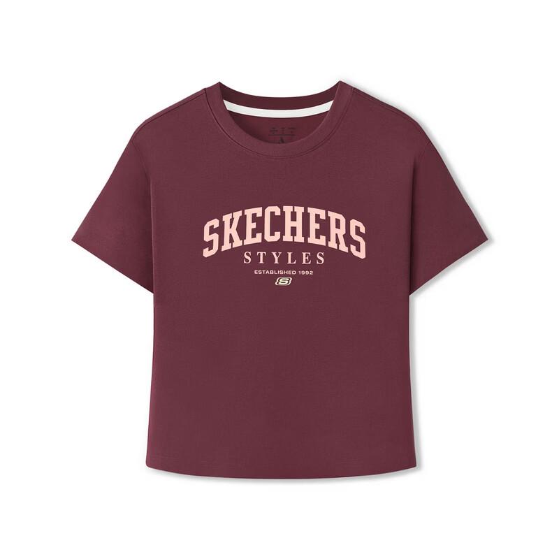 Skechers Женская дышащая футболка с коротким рукавом