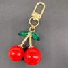Модный сплав вишневый шарм аксессуар женская сумка автомобильный брелок подвеска вишневое украшение индивидуальное украшение сумки для женщин