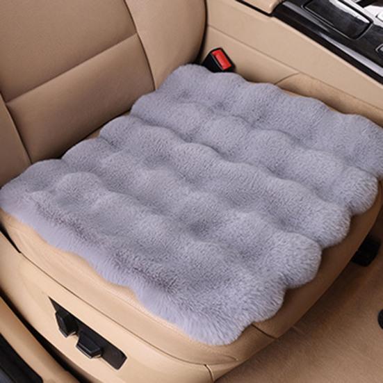 Комплект из 3 утолщенных плюшевых подушек для автомобильного сиденья, износостойких, нескользящих