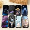Чехол для телефона Rimuru Tempest T-Tensei для Samsung A73, A21s, A22, A31, A32, A52, A53, A71, A80, Мягкий черный корпус
