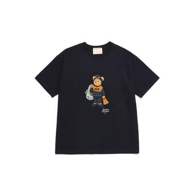 Aillaendeupeulojegteu Футболка Diver Bear - Темно-синий