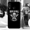 Череп Рок-н-Ролл Для Huawei Nova 7i 8i 11i 12i 12s Y73 Y70 Y90 Y60 Y72 Y61 Y91 9 10 SE P30 Pro P40 Lite Чехол
