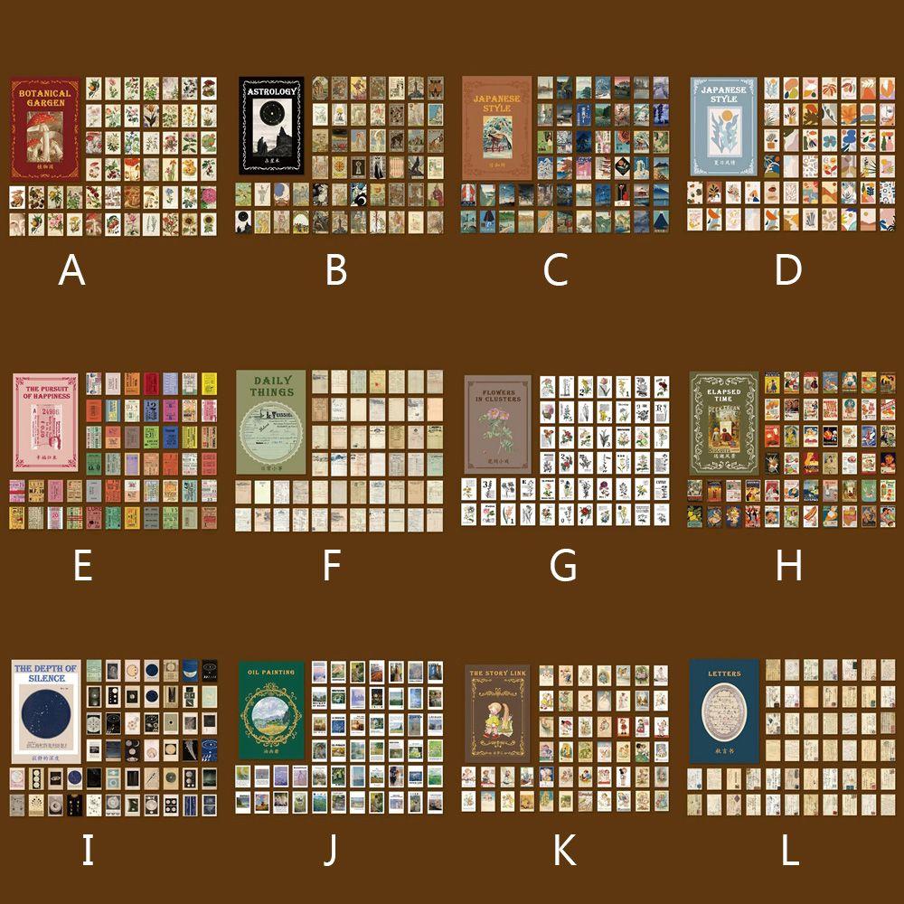 collection scrapbook aesthetic paper journaling supplies post card cardcoard scrapbook paper