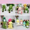 Colorful Plush And Dinosaur Keychain Cute Stuffed Animal Perfect For Birthday Gifts