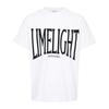 Футболка LIMELIGHT APPAREL с большим логотипом (Белый черный)