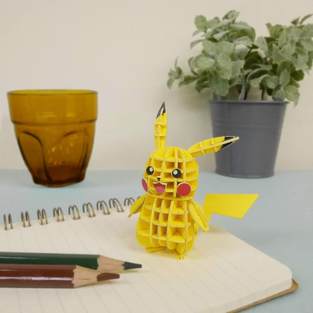 PLUS Pikachu 3D Paper Puzzle DIY Craft Kit for Kids and Adults Educational Toy for Boys and Girls 3D Perfect Gift for Adults si-gu-mi Pokémon - - -