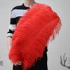 15-75cm Red Ostrich Feathers for Wedding Aisle Centerpieces, Table Decorations, Wall Art, Stage Props
