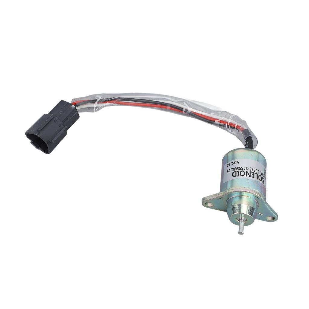 Fuel Shut Off Solenoid 1503ES 12S5SUC12S High Temperature Resistant Fuel Shutdown Solenoid for R55‑5 R60‑5