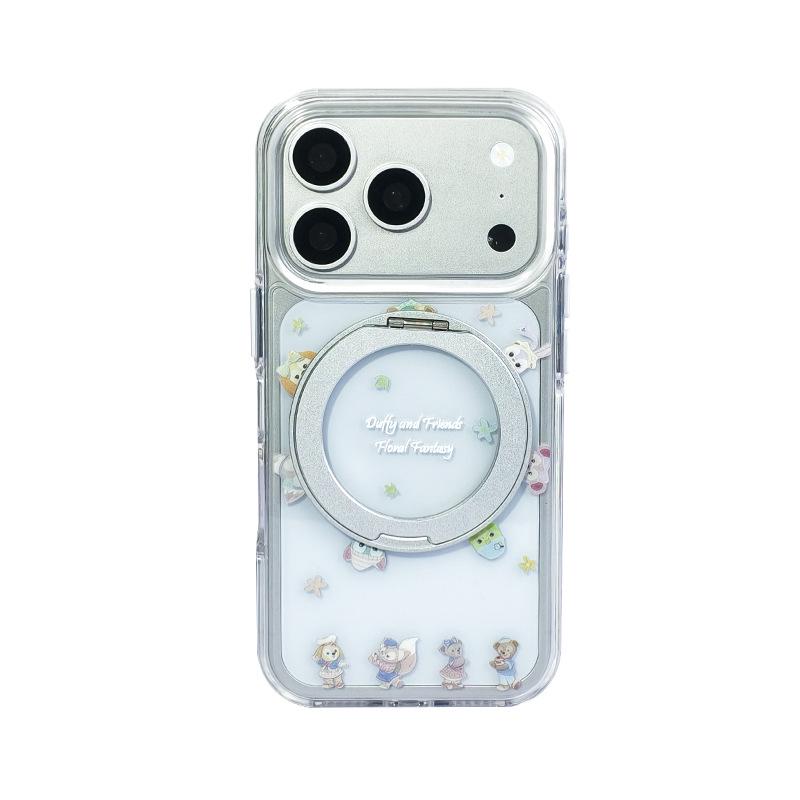 Поворотная подставка на 360° Совместима с iPhone 17 Pro Max и 15 Pro Новый чехол для телефона