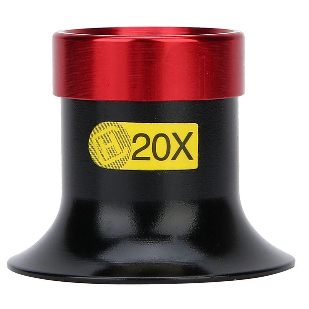 Инструмент для ремонта часов с 20-кратным увеличением Легкая лупа часовщика Ремонт ювелирных изделий