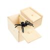 Lot De 2 Boîtes Surprise En Bois Naturel YIZEMAY, Araignée Qui Surgit, Mécanisme À Ressort, 9 X 6 X 5,5 Cm