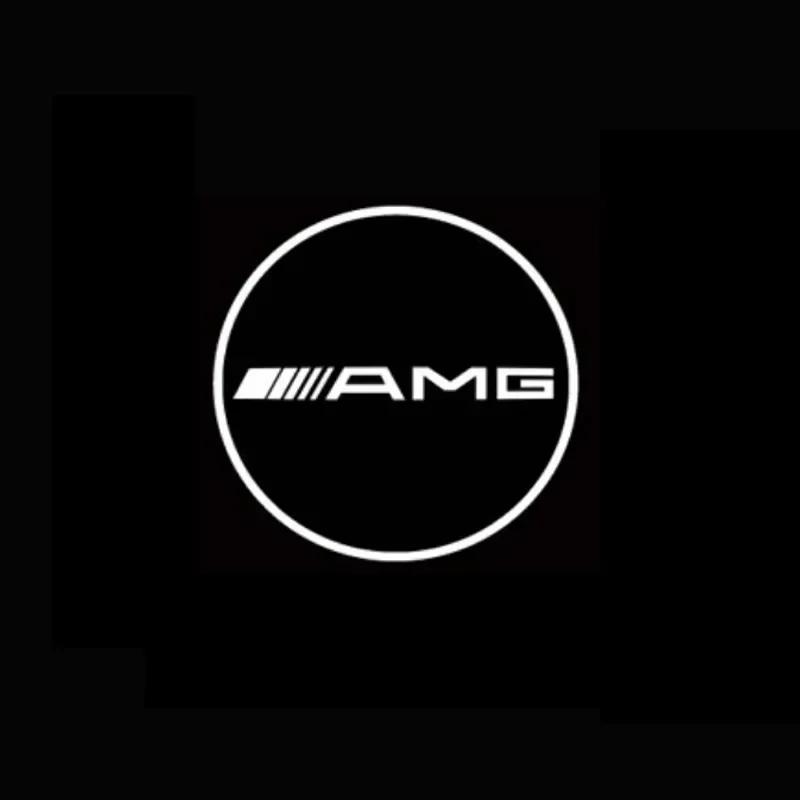 Car Door Light Laser Logo Decor Project Ghost Lamp Mercedes Benz A B C M ML GLA GLS E Class W176 W205 W166 W246 w2