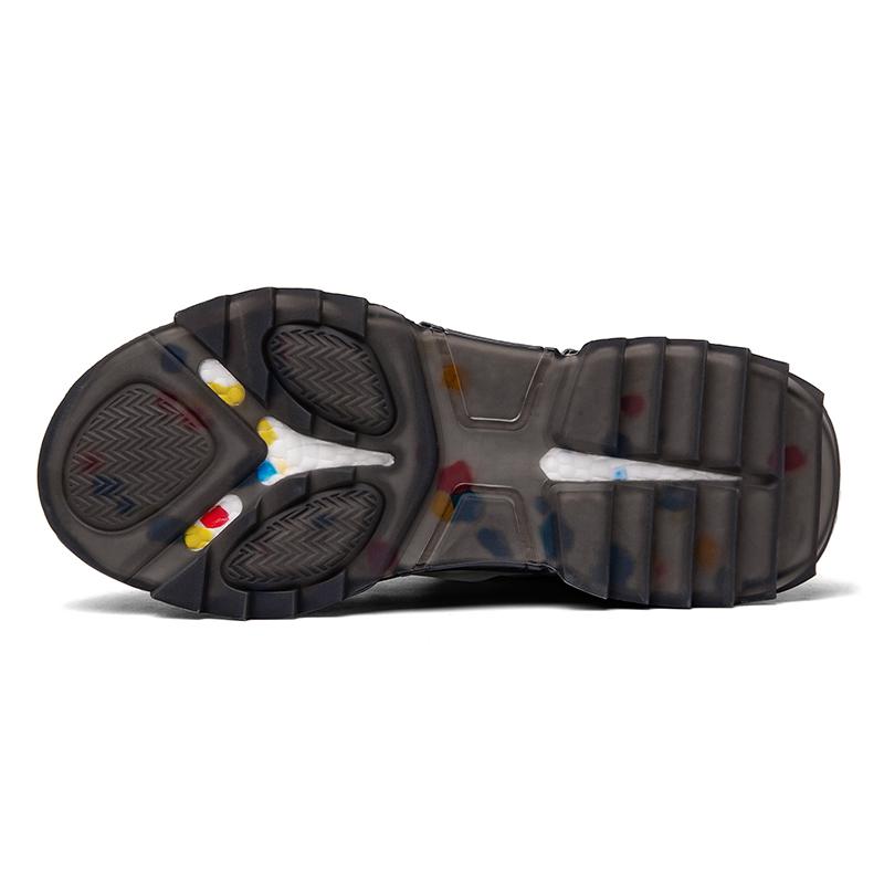 Mens High Quality Men's Non-slip TPR Rubber Soft Sole Fashion Sports Running Shoes