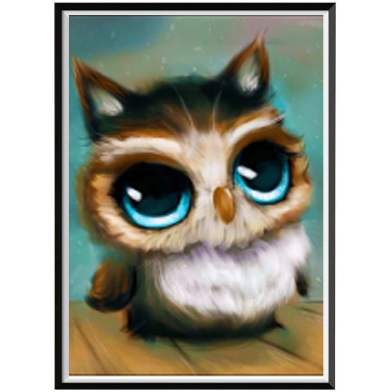 5D алмазная живопись Сова Алмазная мозаика вышивка Diy вышивка крестиком горный хрусталь Алмазная вышивка фотографии животных украшение дома