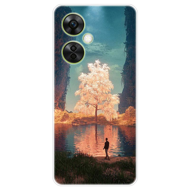 Для OnePlus Nord CE 3 CE3 Lite чехол Мягкая силиконовая задняя крышка Мультяшный чехол для телефона Модный