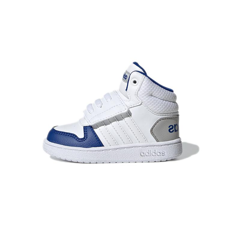 Adidas Neo Hoops 2.0 Abrasion Resistant Mid top Toddler Shoes Infant And Toddler GW4838