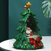 Yousheng Рождественская елка Подставка для благовоний с обратным потоком Украшение Рождественская елка Санта Клаус Полимерная подставка для благовоний Домашний офис Настольное украшение