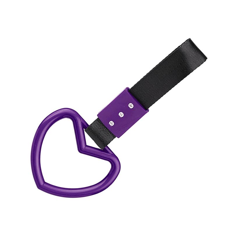 Train Bus Handle Hand Strap Heart Styling Drift Charm Strap Drift Auto Accessories Car Strap Car Decoration Warning Ring