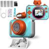 Kids Camera Instant Print, 48 MP Selife Digital Camera with 2.5K Video,Mini Portable Camera Toy for Kids with 32 GB Card, Birthday Xmas Gift