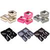 6Pcs/Set Various Sizes Cloth Storage Boxes Collapsible Durable Drawer Organizer Fabric Baskets Bins