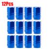 16Pcs Car Wheel Tire Valve Stems Caps Aluminum Tyre Rim Stem Covers Airdust Waterproof for BMW Auto Motorcycle Car Accessories