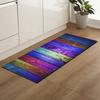 Wood Grain Household Door Mat Kitchen Absorbent Strip Bathroom Non-Slip Floor Mat Living Room Bedroom Carpet