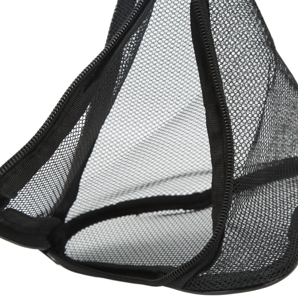 Black Outdoor Hanging Storage Net With Hook Triangular Hanging Bag Tableware Storage