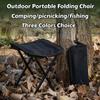 Outdoor Folding Portable Chair Picnic Camping Fishing Chair Easy To Carry Easy To Use High Load Bearing Lightweight Footrest