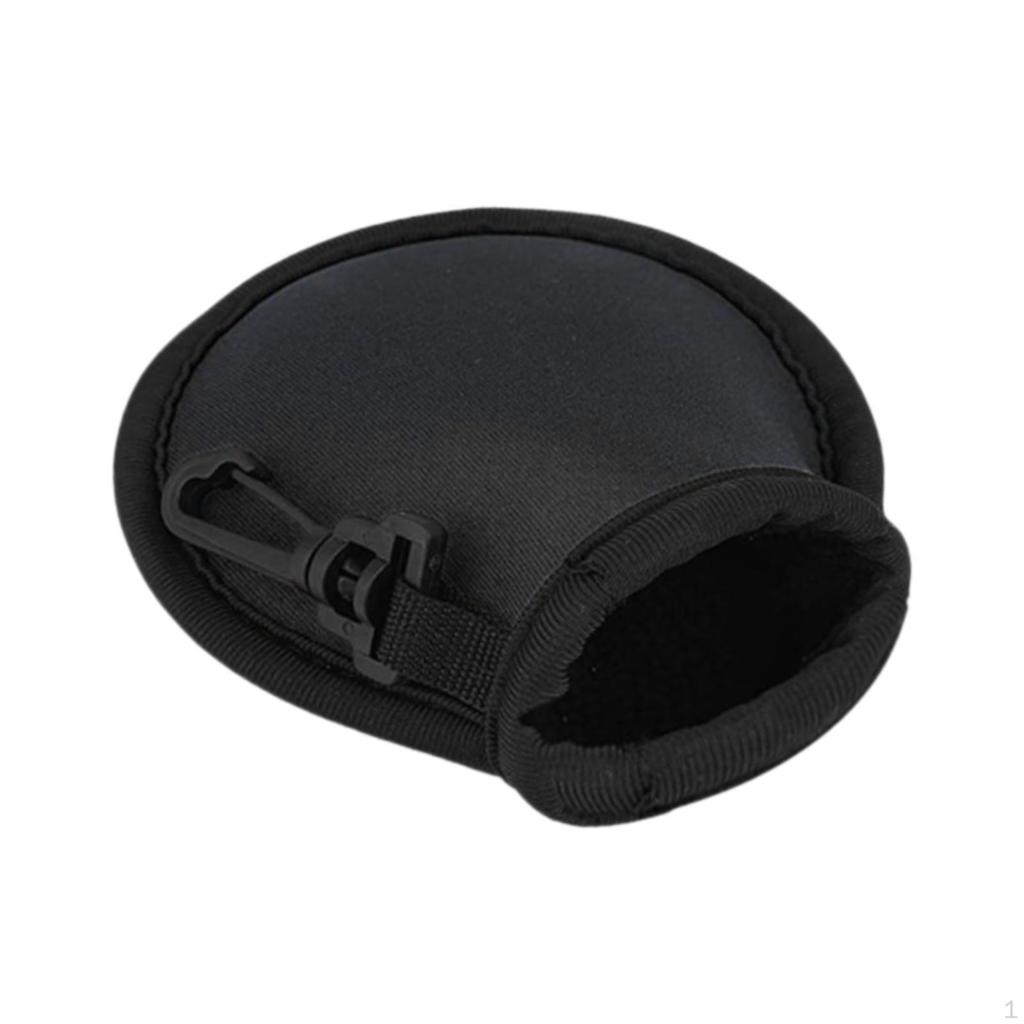 Golf Ball Cleaner Holder 10x10cm Cleaning Tool Storage Neoprene Portable Pocket for Course