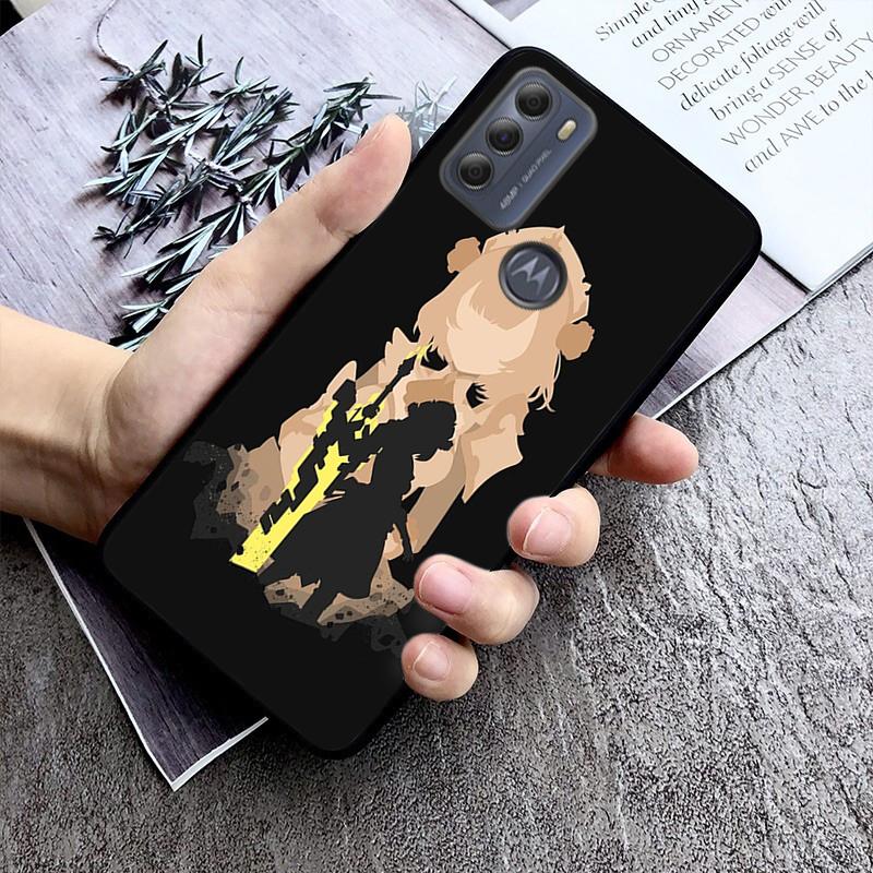 Чехол для телефона Genshin Impact с аниме для Motorola Moto G7 G8 G9 Play G7 Power G8 Plus G30 G10 G100 G60 G20 G Stylus G Pure