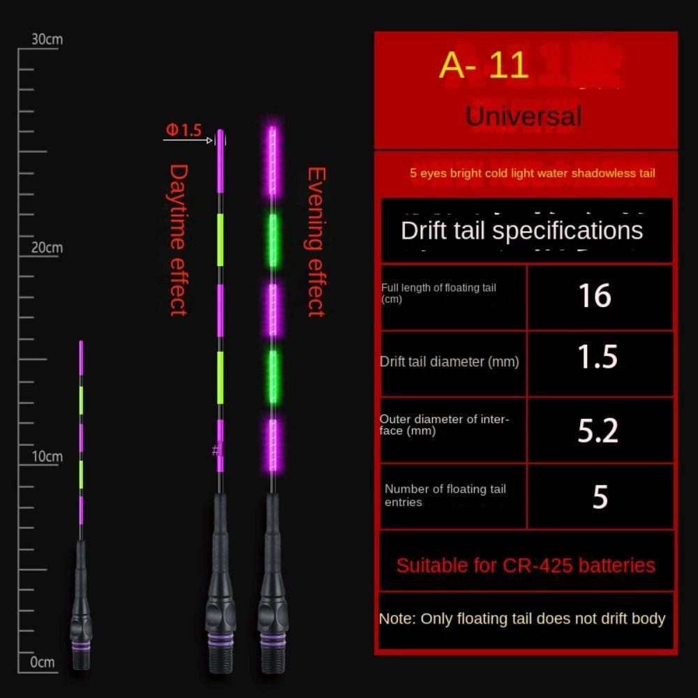 1 шт. ультрачувствительный электронный поплавок буй светящийся для ночной рыбалки поплавок Топ для ночной рыбалки