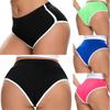 Women Pure Color Pole Dance Hot Pants Cheeky Shorts Yoga Workout High Waisted Shorts Running Fitness Shorts