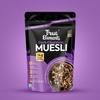 True Elements Dark Chocolate Muesli 950g Ready To Eat Breakfast Cereal High In Fiber with Nuts Seeds Berries and Wholegrain